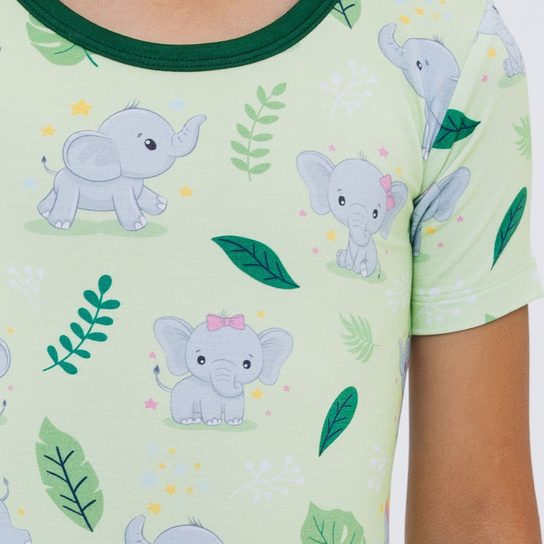 Bam & Stitch Playfully Strong Short Sleeve Pajamas - 