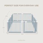 Comfy Cubs Playpen for Toddler and Babies in Pacific Blue - 