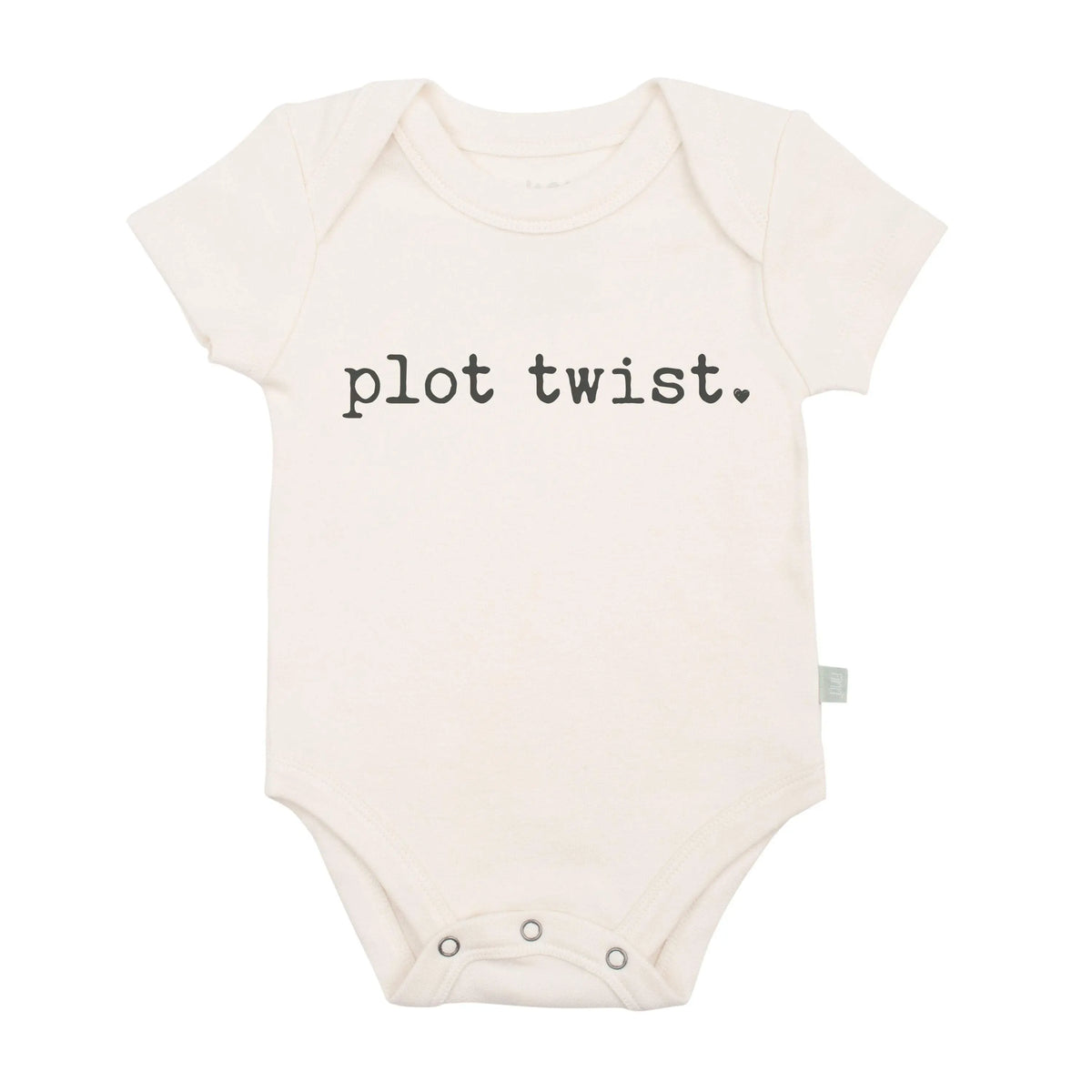Finn Emma Graphic Bodysuit For Babies Soft Organic Cotton With Easy Snap Fasteners Finn + Emma 