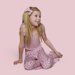 DREAM BIG LITTLE CO PLUM WAVY CHECKERS DREAM SMOCKED FLARE SETEveretts Place