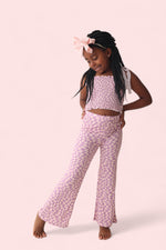DREAM BIG LITTLE CO PLUM WAVY CHECKERS DREAM SMOCKED FLARE SETEveretts Place
