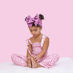 DREAM BIG LITTLE CO PLUM WAVY CHECKERS DREAM SMOCKED FLARE SETEveretts Place