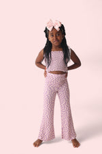 DREAM BIG LITTLE CO PLUM WAVY CHECKERS DREAM SMOCKED FLARE SETEveretts Place