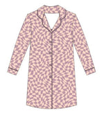 DREAM BIG LITTLE CO PLUM WAVY CHECKERS GIRL'S DREAM GOWNEveretts Place