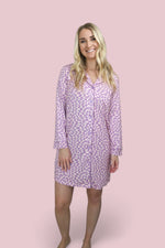 DREAM BIG LITTLE CO PLUM WAVY CHECKERS WOMEN'S DREAM GOWNEveretts Place