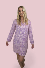 DREAM BIG LITTLE CO PLUM WAVY CHECKERS WOMEN'S DREAM GOWNEveretts Place