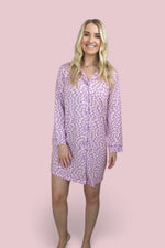 DREAM BIG LITTLE CO PLUM WAVY CHECKERS WOMEN'S DREAM GOWNEveretts Place