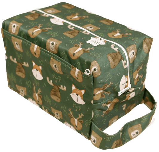 Pod Organizer With Side Pocket For Cloth Diapers And Snap Handle Texas Tushies