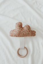 Little Mae & Co Poinsettia Wooden Teethers Star Moon Cloud Shapes Pack - Everetts Place Boutique - 