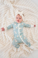 Dreamlet Polar Bears Convertible Zip Footies For Babies Dreamlet - Everetts Place Boutique - 