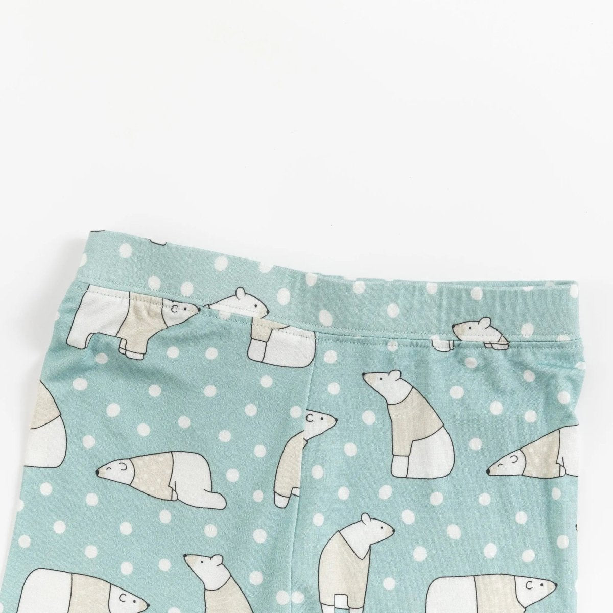 Dreamlet Polar Bears Two Piece Snug Fit Soft Bamboo Sleepwear Set - Everetts Place Boutique - 