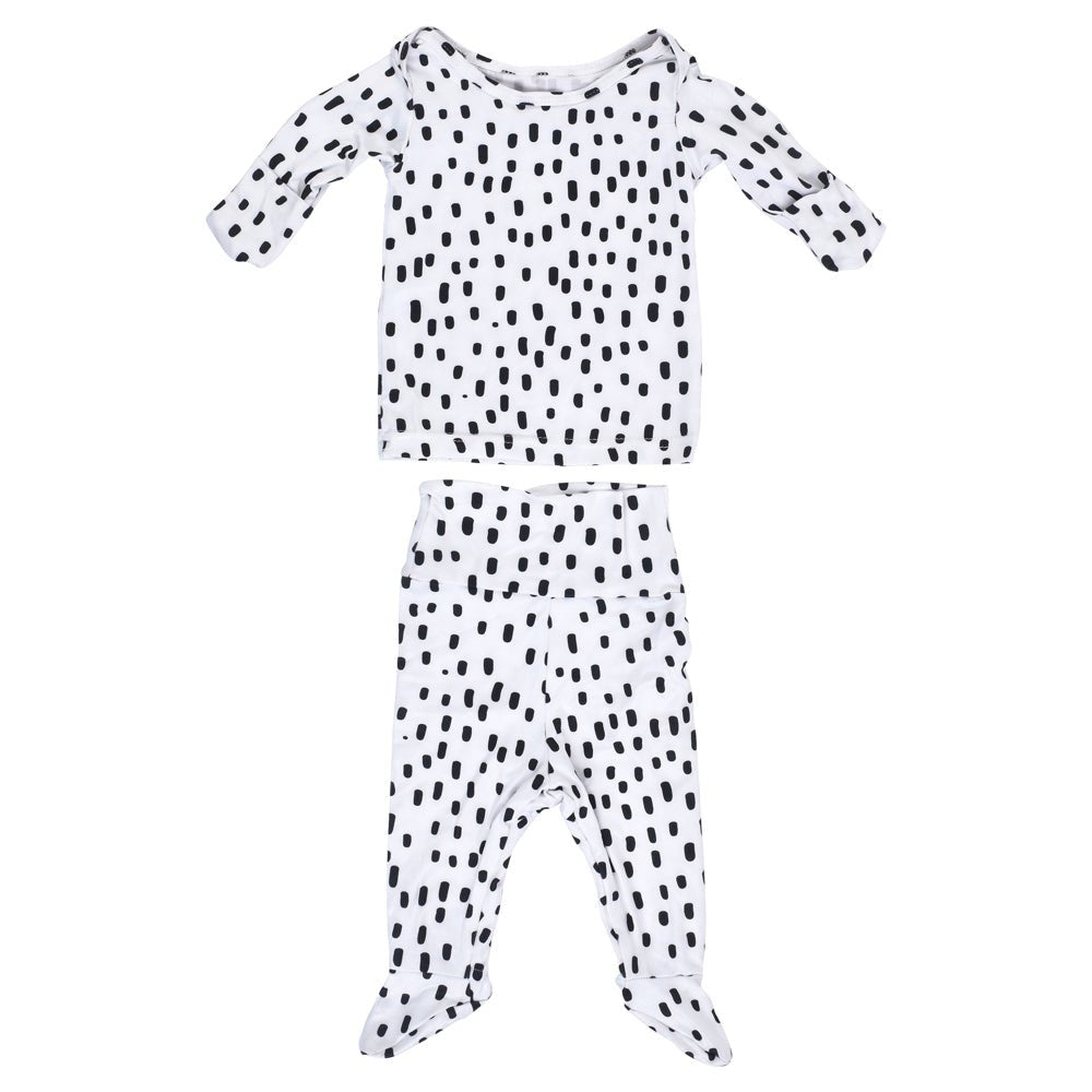 Three Little Tots Polka Dot Kids Pajamas - 