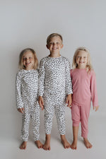 Three Little Tots Polka Dot Kids Pajamas - 