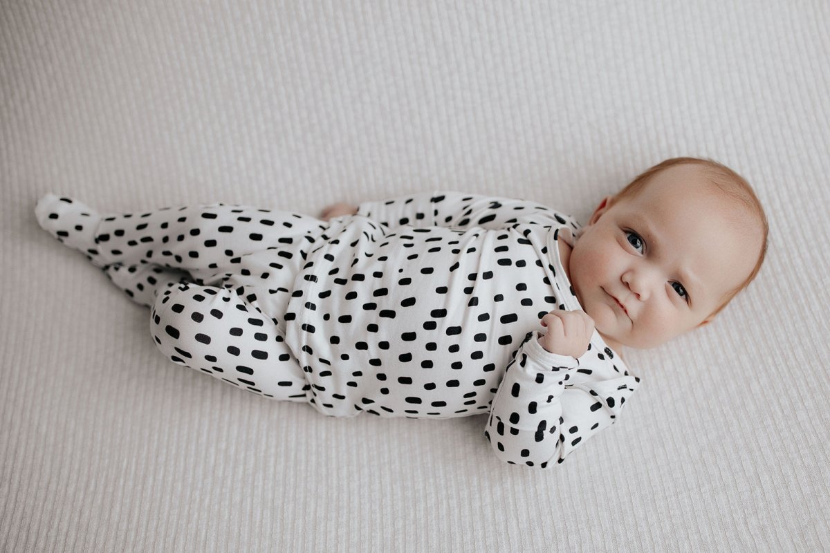 Three Little Tots Polka Dot Kids Pajamas - 