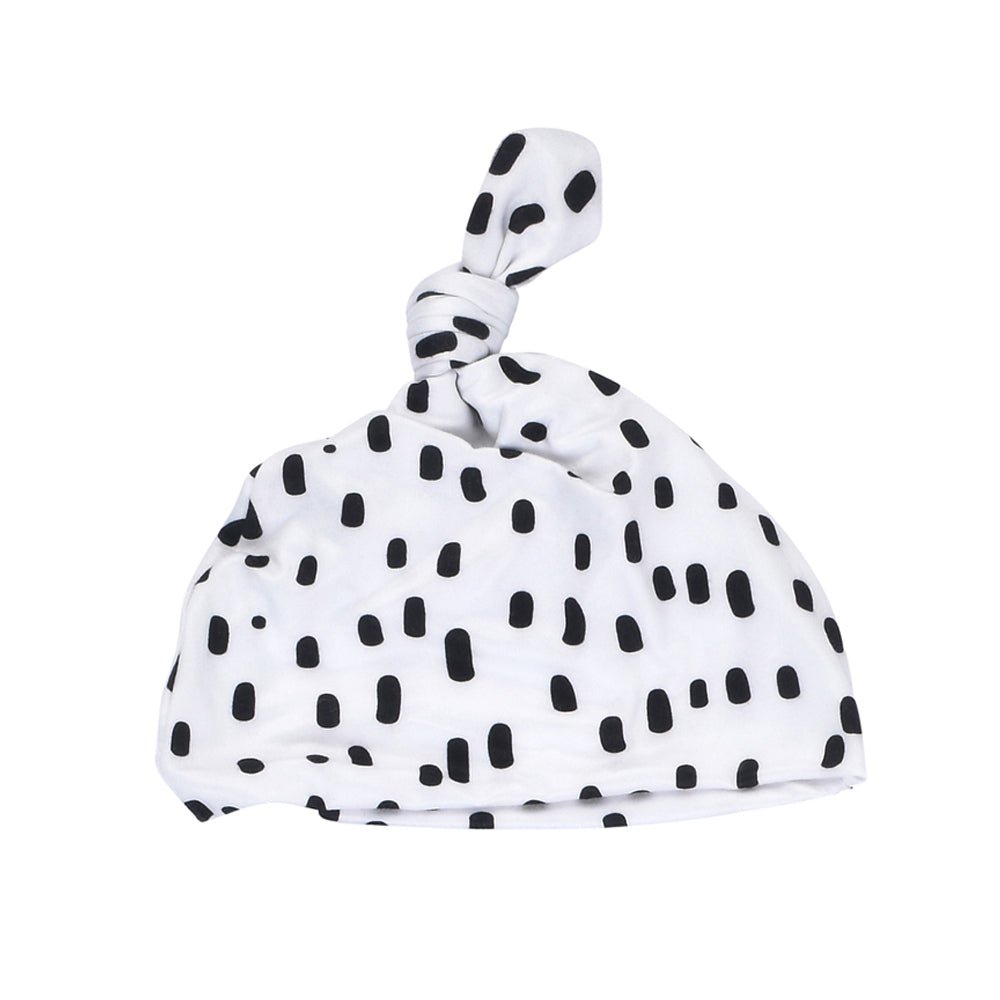 Three Little Tots Polka Dot Newborn Hat - 