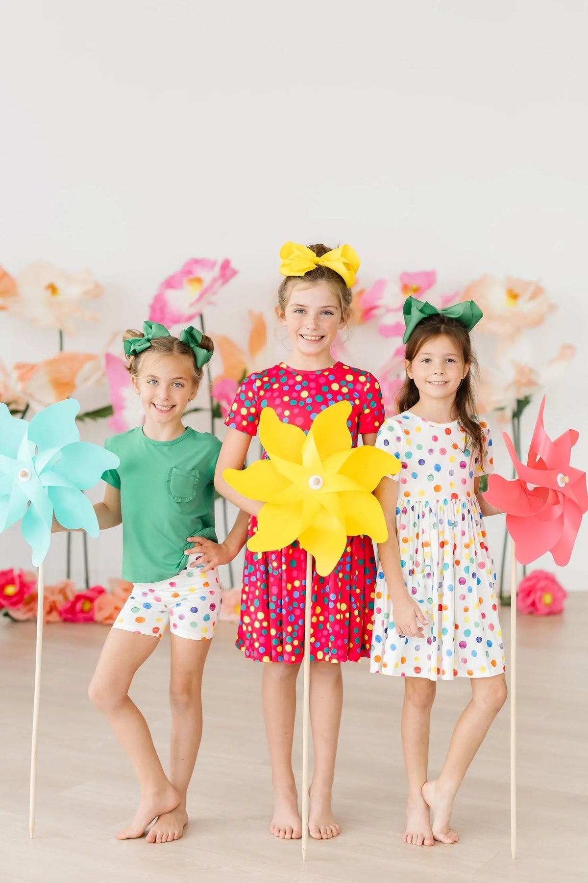 Mila & Rose ® Polka Dot Party S/S Pocket Twirl Dress - 