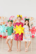 Mila & Rose ® Polka Dot Party S/S Pocket Twirl Dress - 