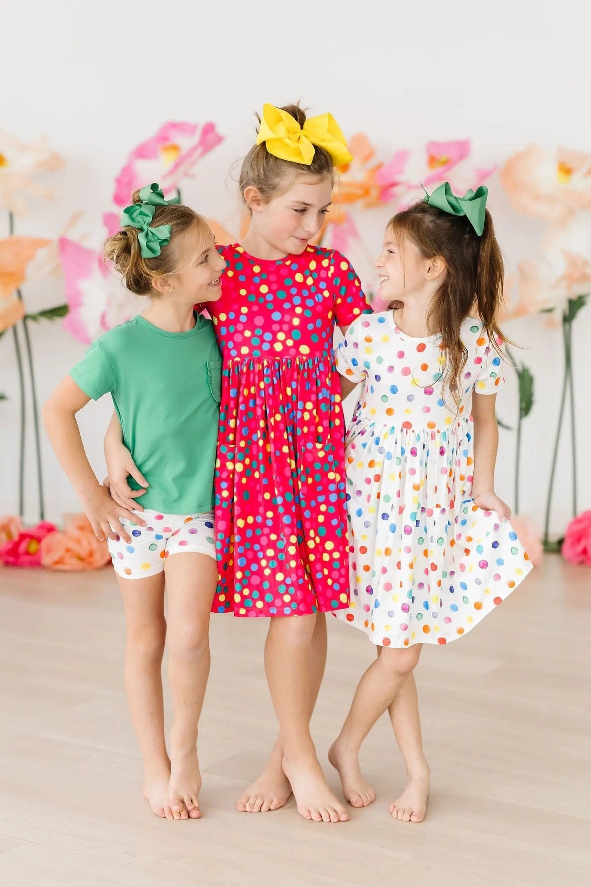 Mila & Rose ® Polka Dot Party S/S Pocket Twirl Dress - 