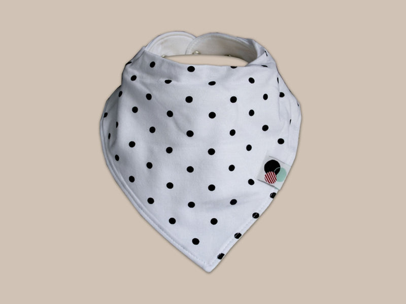 POLKA DOTS | Premium Plus Baby Bandana Bib (organic cotton) - Everetts Place: Online Boutique - Kids & Babies