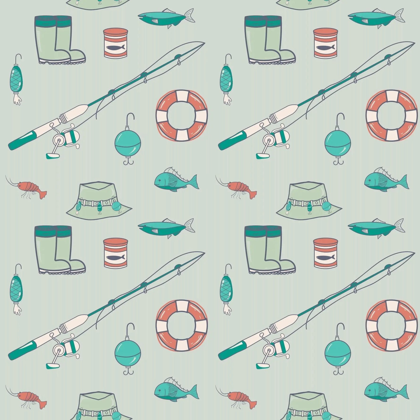 Sweet Bamboo Fishing Poles Polo Romper with Short Sleeves for Comfortable Boys - Apparel & Accessories > Clothing > Baby & Toddler Clothing > Baby One-Pieces Rompers