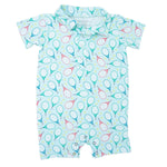 Sweet Bamboo Polo Romper for Boys with Short Sleeves and Comfortable Fit for Infants - Apparel & Accessories > Clothing > Baby & Toddler Clothing > Baby One-Pieces Rompers