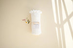 Harp Angel Boutique Pom Swaddle Blanket in Soft 100 Percent Cotton for Newborns and Infants - 