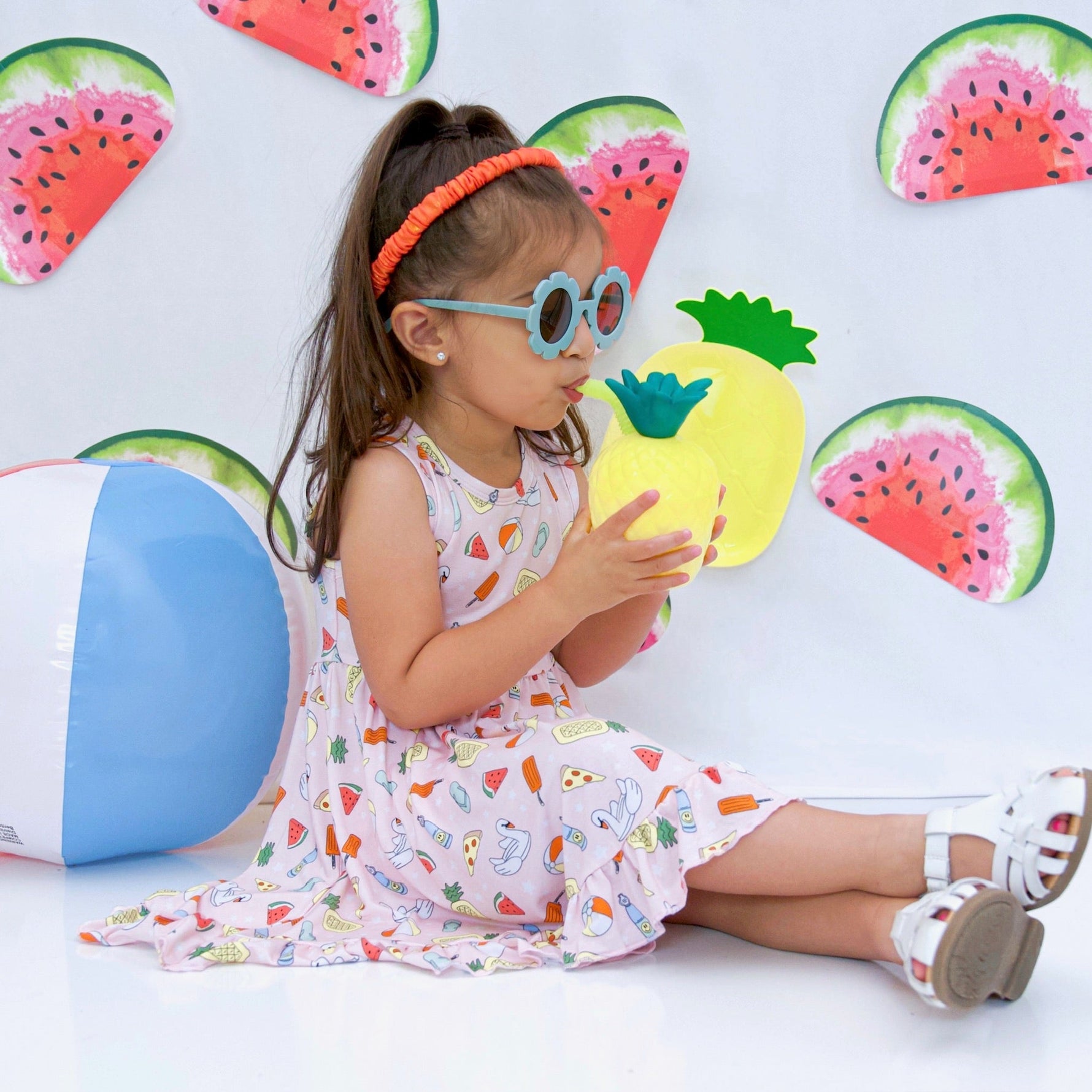 DREAM BIG LITTLE CO POOLSIDE PARTY DREAM RUFFLE DRESSEveretts Place