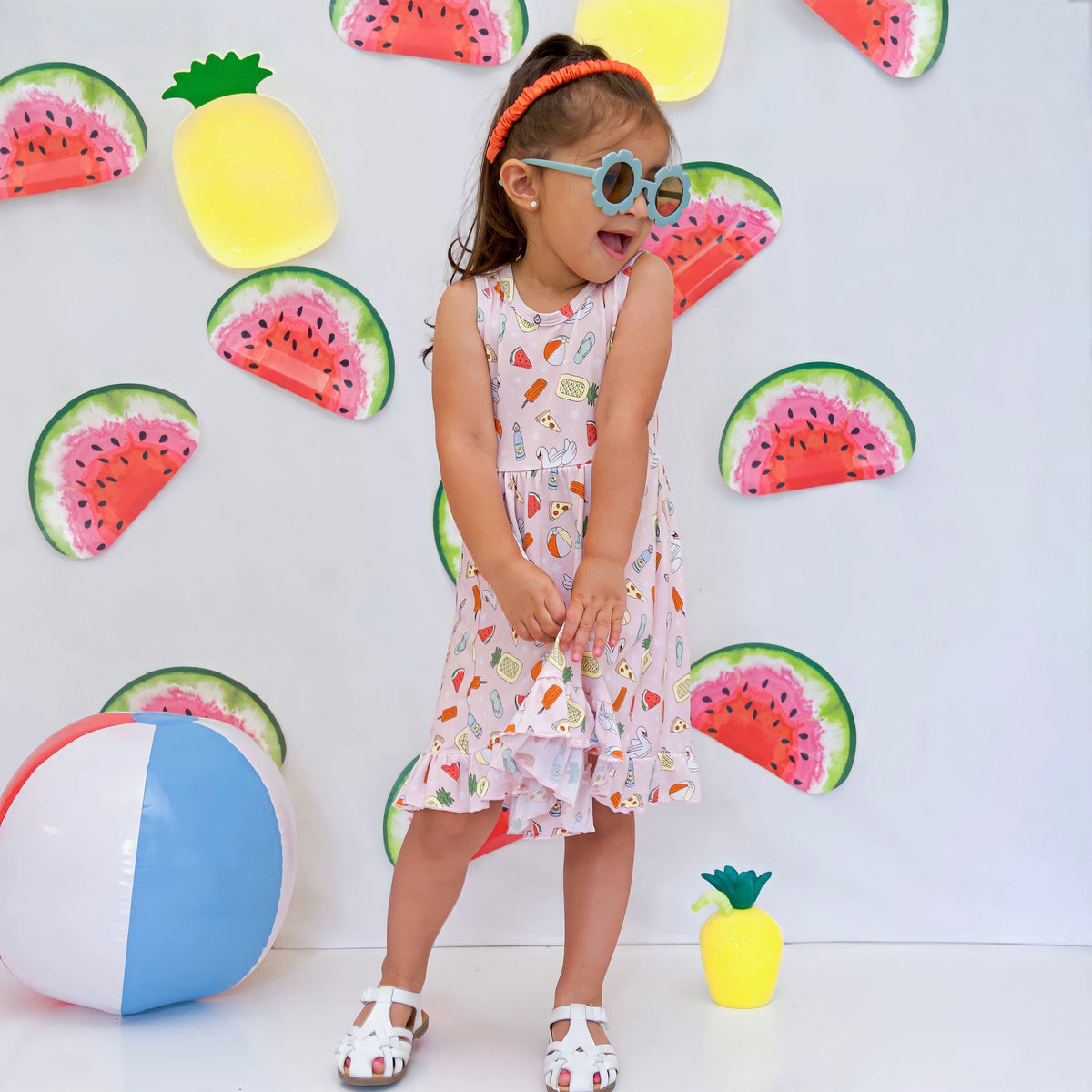 DREAM BIG LITTLE CO POOLSIDE PARTY DREAM RUFFLE DRESSEveretts Place
