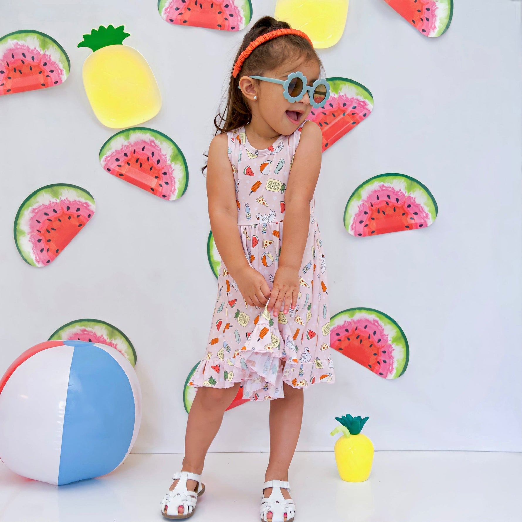 DREAM BIG LITTLE CO POOLSIDE PARTY DREAM RUFFLE DRESSEveretts Place
