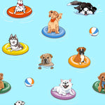 LollyBanks Poolside Pups Swaddle Blanket Everetts Place