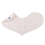 Newcastle Classics Pop Of Pink Cotton Bibs 2 Pack with Absorbent Fabric for Babies - 