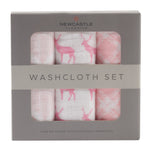 Newcastle Classics Pop Of Pink Wash Cloth Set with 100 Percent Plush Cotton for Bath Time Essentials - Home & Garden > Linens & Bedding > Towels > Bath Towels & Washcloths > Washcloths Washcloth Set
