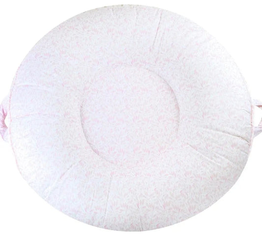 Poppy Pink Floor Cushion for Comfort and Support Promoting Muscle Development.