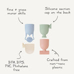 Mushie Pour And Play Bath Set Toy For Engaging Bath Time Fun - 