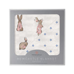 Newcastle Classics Bamboo Baby Blanket with Polka Dots and Bunnies for Cozy Infants - Baby & Toddler > Swaddling & Receiving Blankets > Receiving Blankets Bamboo Newcastle Blanket