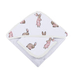 Newcastle Classics Powder Pink Bunnies Hooded Towel Set with Natural Bamboo for Baby Girls - Baby & Toddler > Baby Bathing Baby Bathing