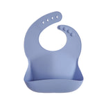 Silicone Baby Bib, Polka Dot Print by Mushie