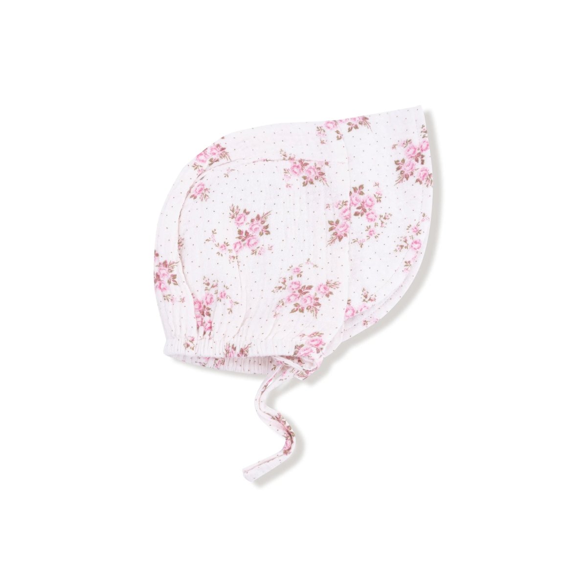 Angel Dear Prairie Bonnet Organic Cotton Muslin Infant Hat With Ties - Everetts Place Boutique - 