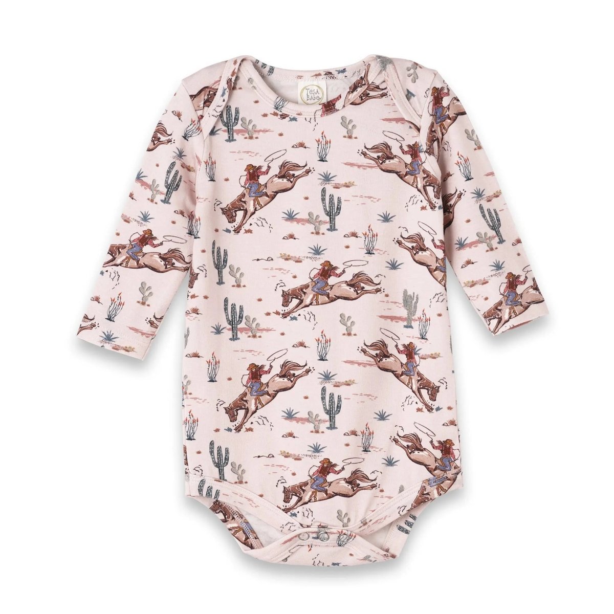 Tesa Babe Prairie Princess Baby Girl Western Bamboo Bodysuit Soft - Everetts Place Boutique - 