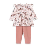 Tesa Babe Prairie Princess Baby Girl Western Bamboo Top Legging Set - Everetts Place Boutique - 