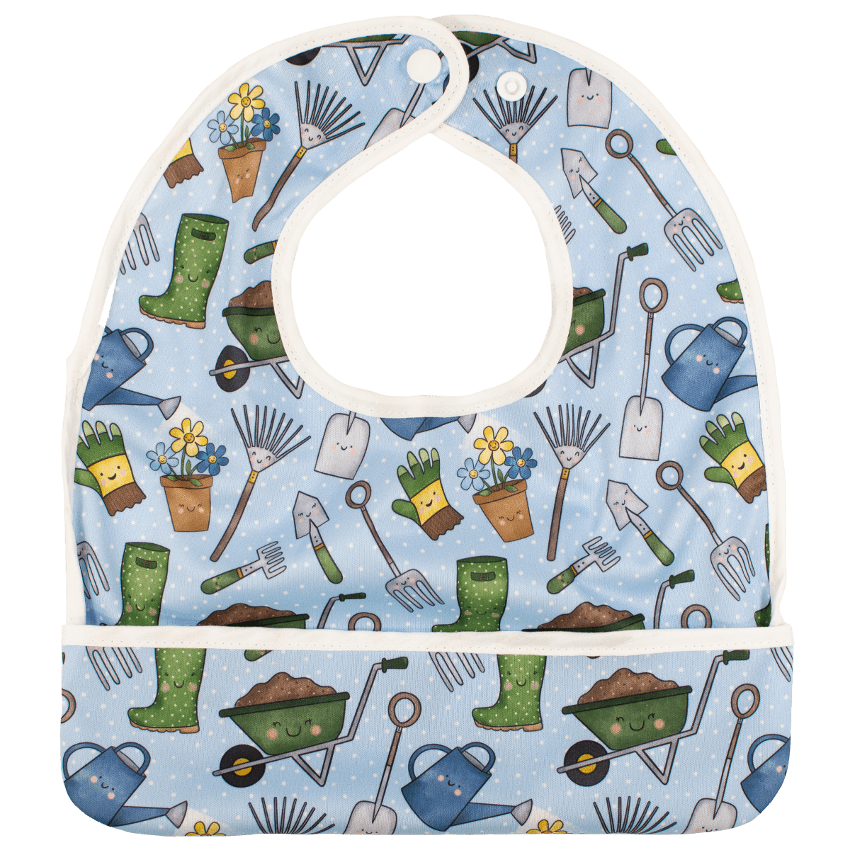 Premium Baby Bib with Water Resistant Design for Easy Mealtime Cleanup - Everetts Place