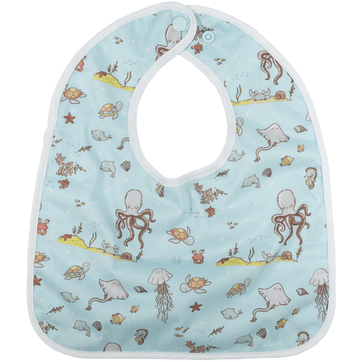 Premium Baby Bib with Water Resistant Design for Easy Mealtime Cleanup - Everetts Place