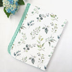 Honey Lemonade Premium Minky Baby Blanket with Eucalyptus Greenery Design for Infants - Baby & Toddler > Swaddling & Receiving Blankets > Receiving Blankets