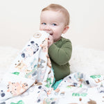 Honey Lemonade Premium Minky Blanket with Safari Design for Babies and Toddlers - Baby & Toddler > Swaddling & Receiving Blankets > Receiving Blankets