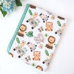 Honey Lemonade Premium Minky Blanket with Safari Design for Babies and Toddlers - Baby & Toddler > Swaddling & Receiving Blankets > Receiving Blankets