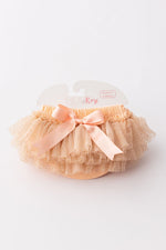 Mila & Rose ® Premium Baby Tutu Bloomer With Peach Gold Glitter For Newborn Photos Everetts Place