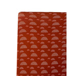 Harp Angel Boutique Premium Bamboo Crib Sheet in Rust Rainbow Design for Baby Nursery - 