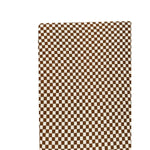 Harp Angel Boutique Premium Bamboo Fitted Crib Sheet with Toffee Checkered Design for Babies - 