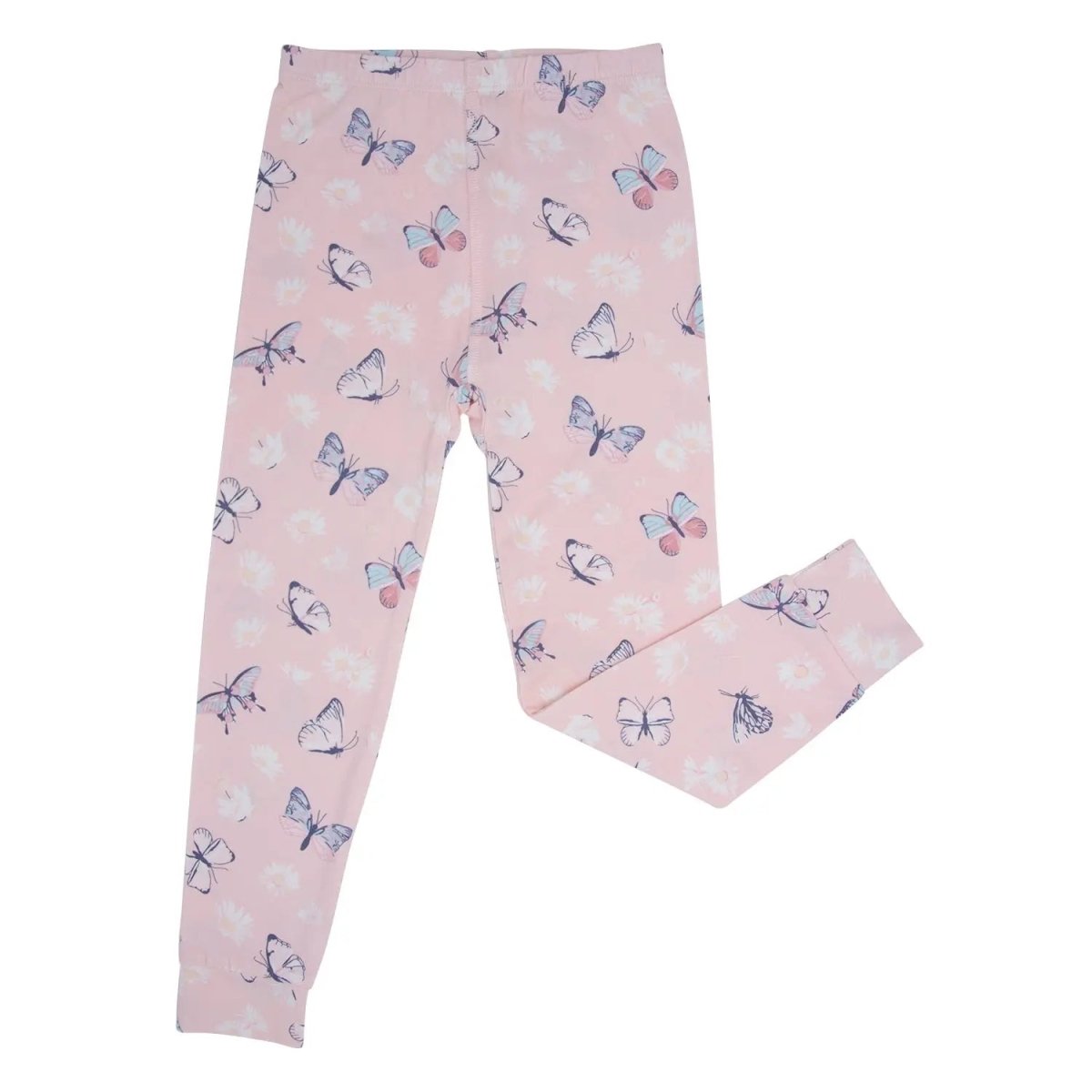 Sweet Bamboo Premium Bamboo Pajama Set with Adorable Butterfly Design for Big Kids - 