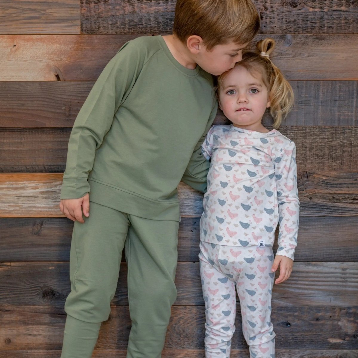 Sweet Bamboo Premium Bamboo Pajama Set with Soft Breathable Fabric for Big Kids - 